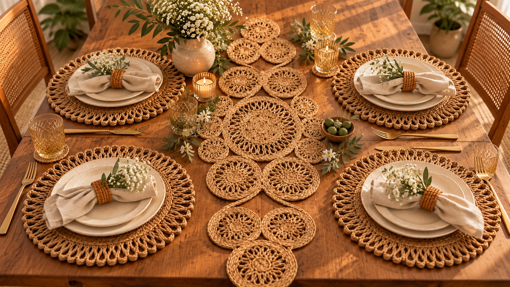 Desi Disco with Runner (Set of 4)