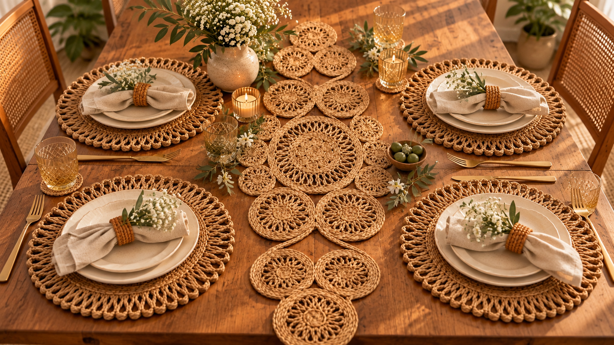 Desi Disco with Runner (Set of 4)