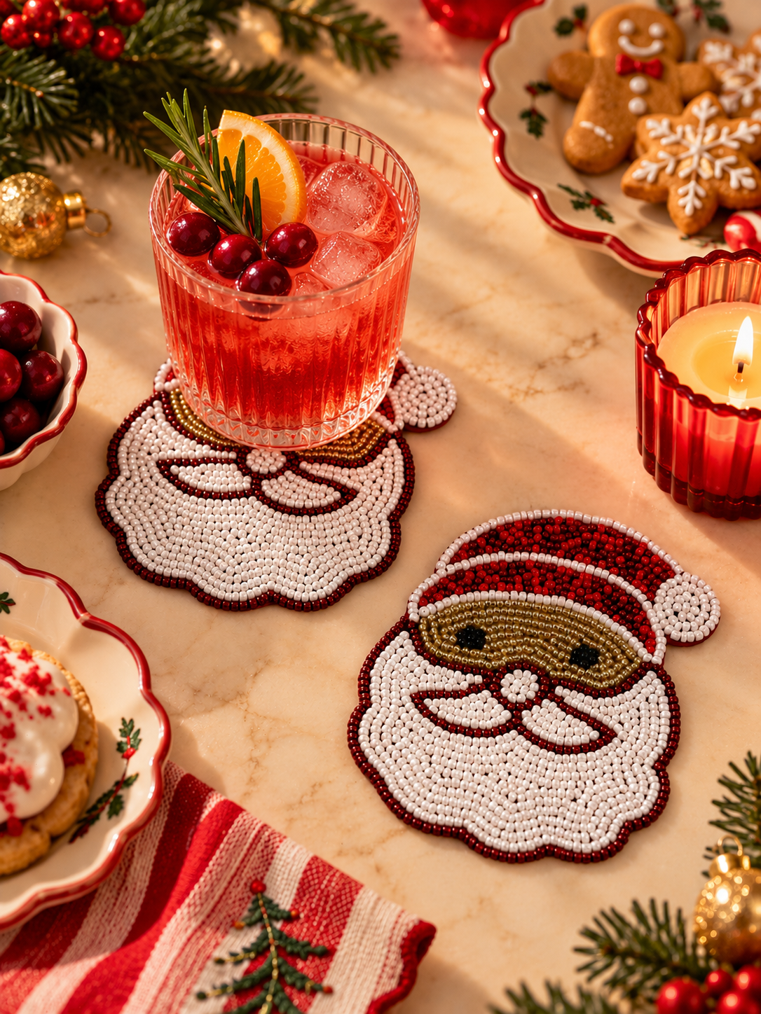Coasters - Santa (Set of 2)