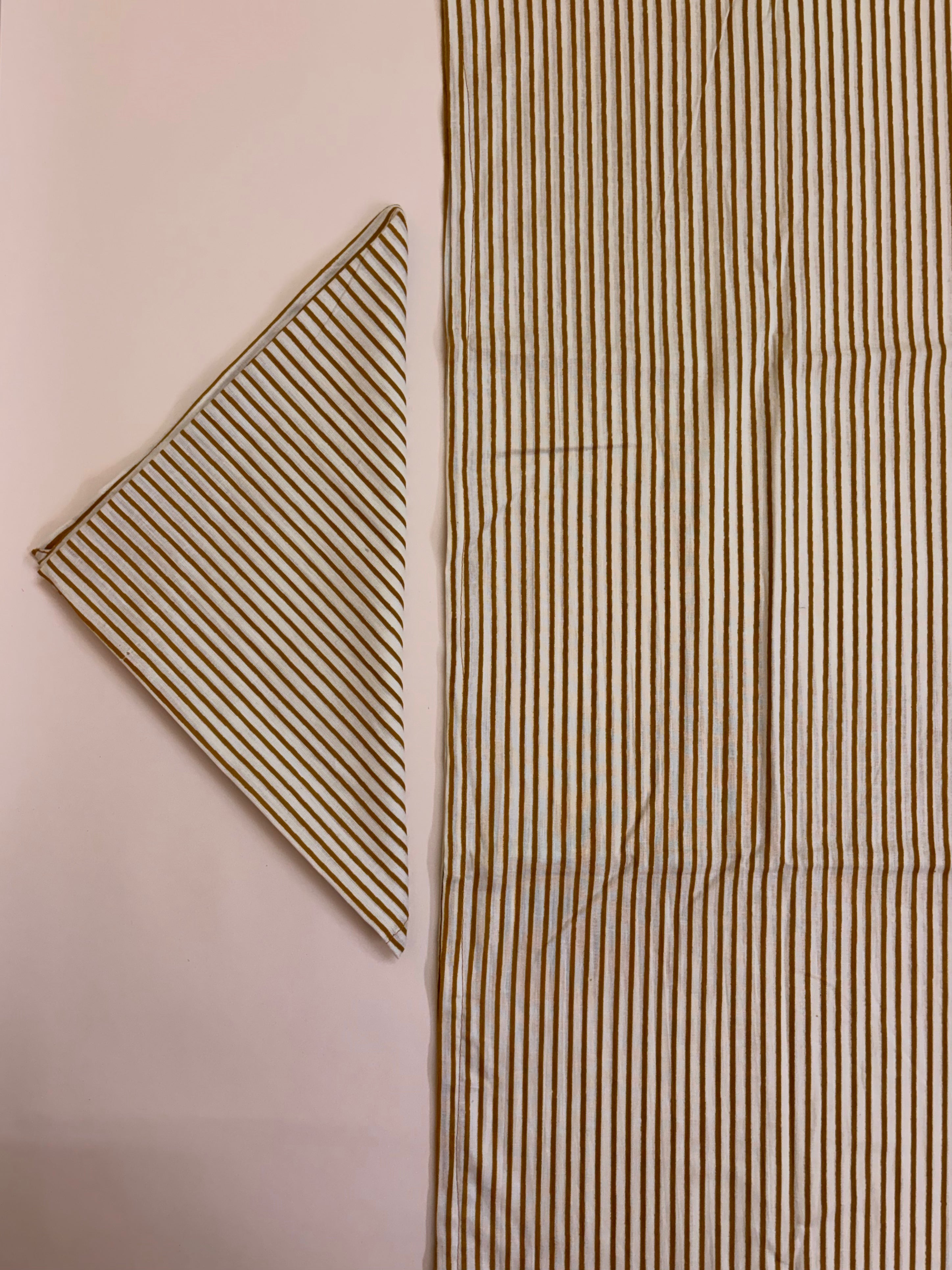 Mustard Stripes Set