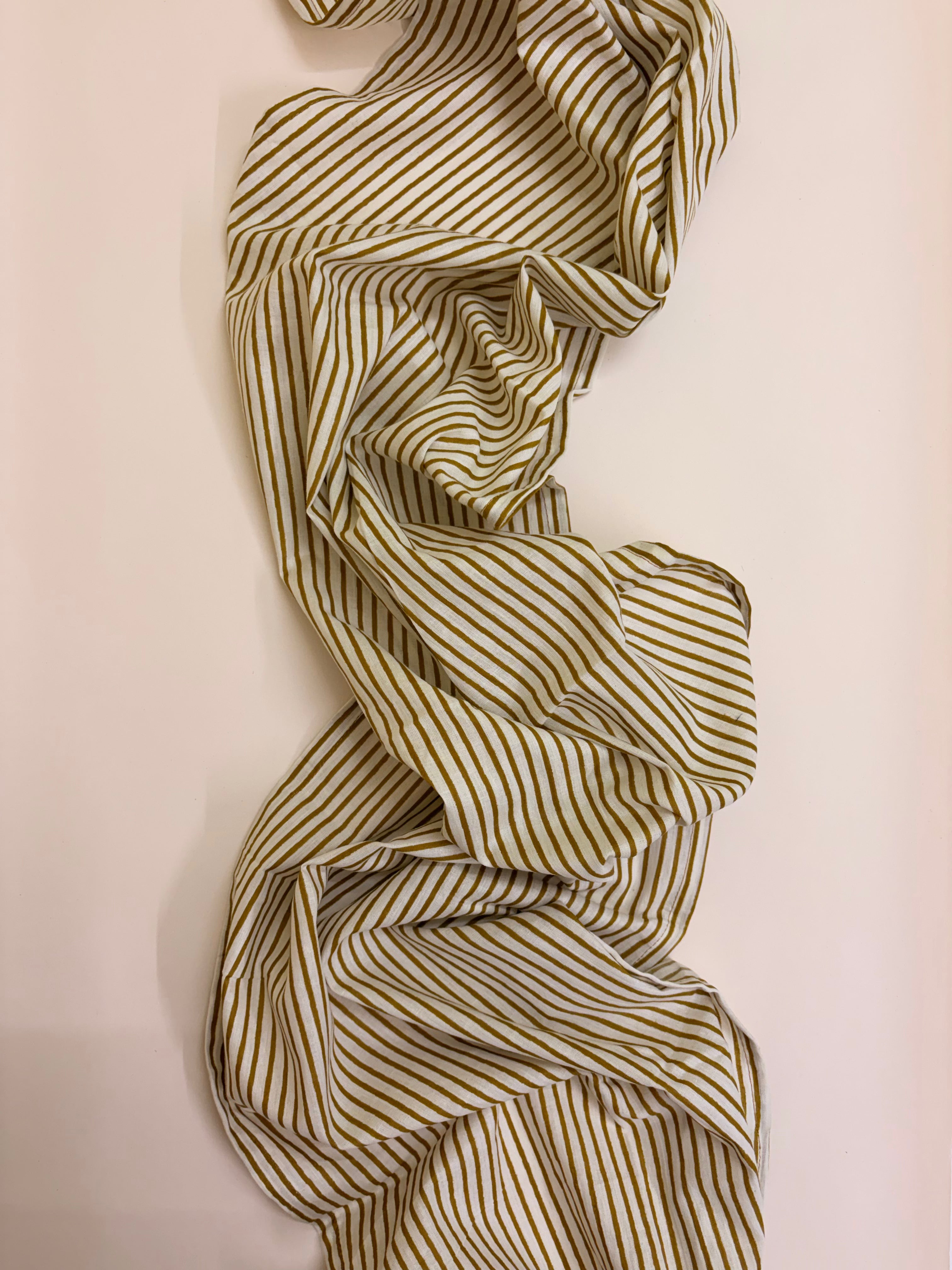 Mustard Stripes Set